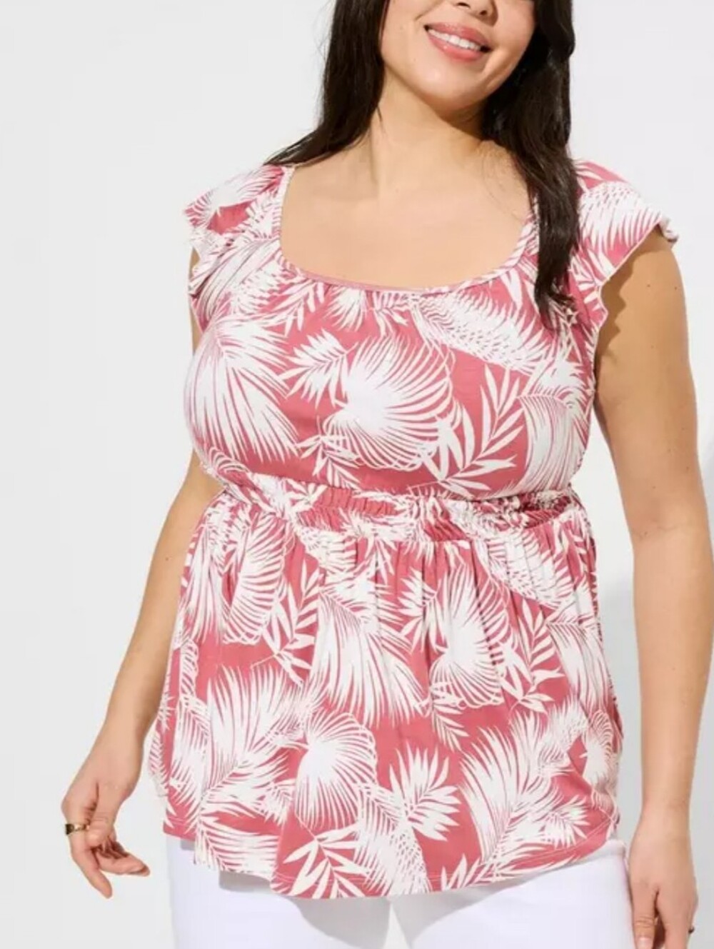 NWT Torrid Flutter Sleeve Babydoll Top (Runs Small)